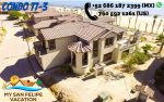 san felipe baja villa 77-3 dorado ranch aerial view